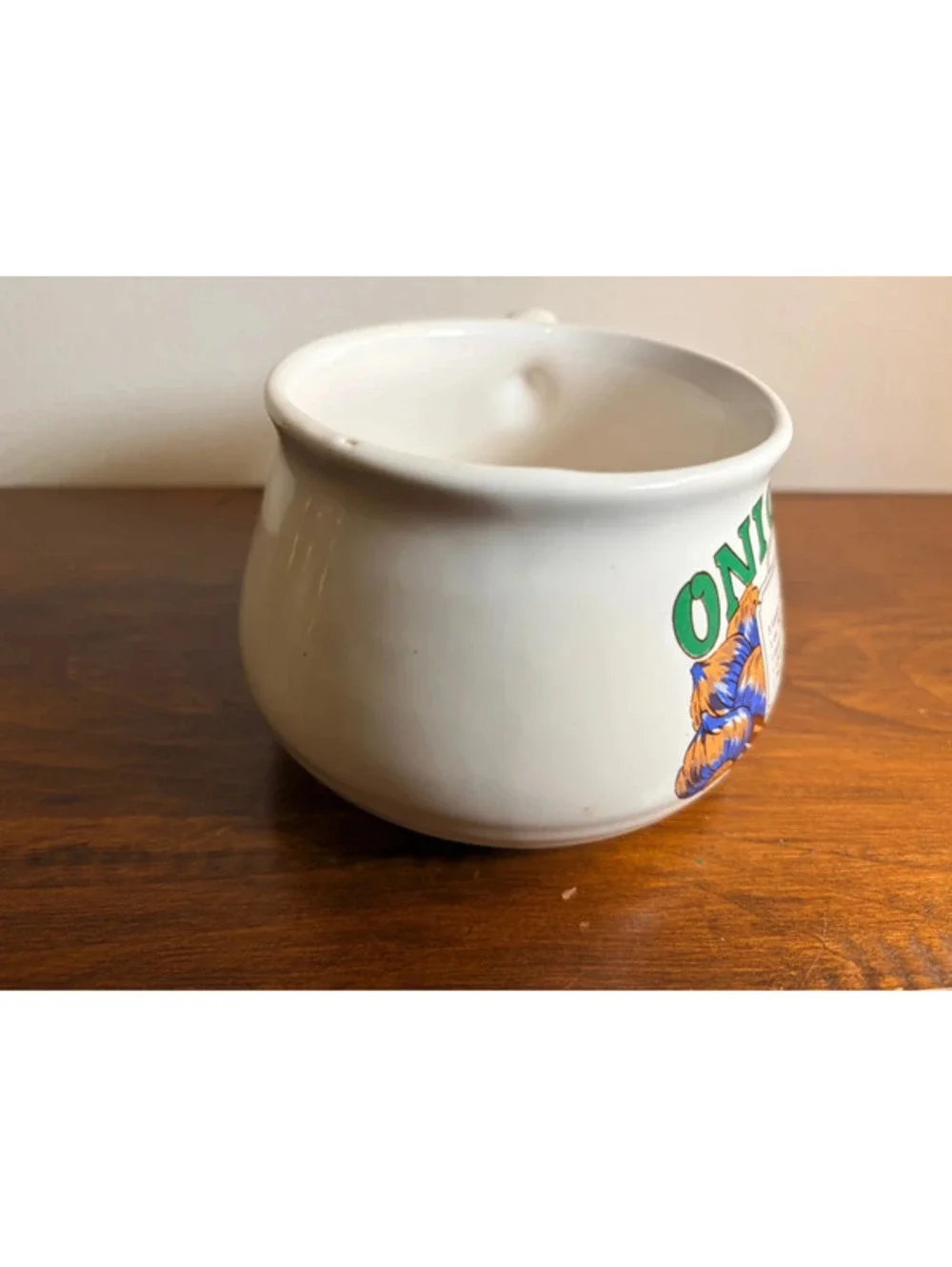 Vintage Onion Soup Recipe Mug Bowl